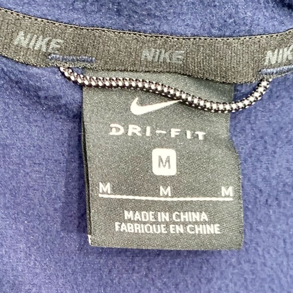 Nike Hoodie Kid Medium (8-20) Blue/White Dri-FIT Therma Full Zip Training Boys - Picture 6 of 8
